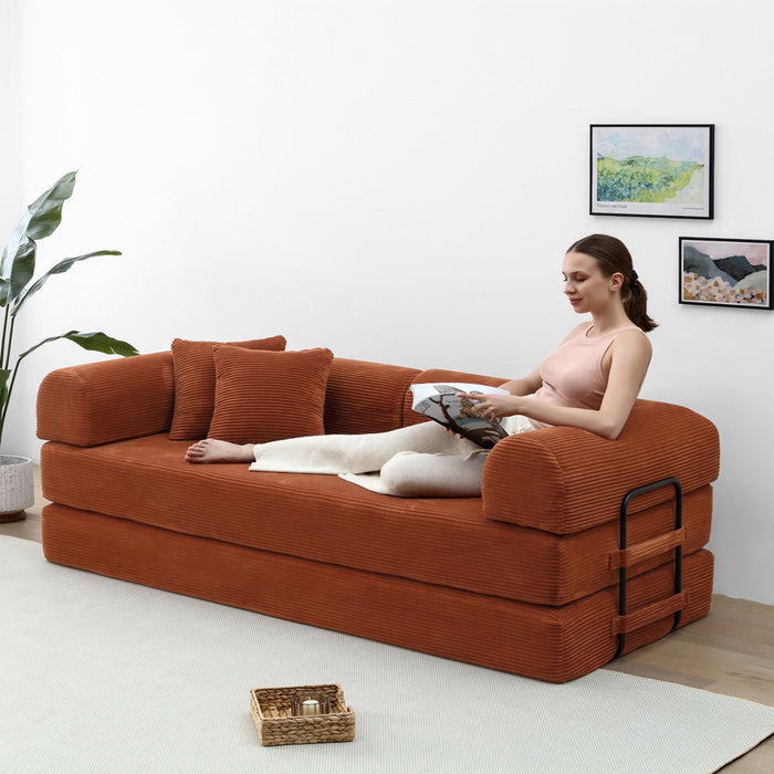 Convertible Foldable Floor Sofa Bed For Living Room