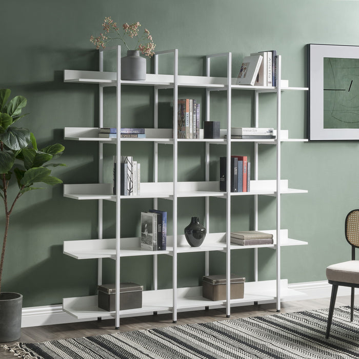 Vintage Industrial 5 Tier Bookcase