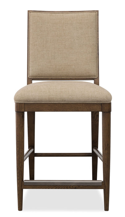 Cashiers - Counter Chair - Chestnut / Willarae Cashew