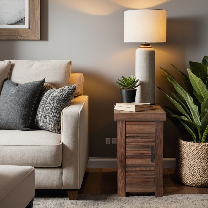 Chairside Table - Whiskey