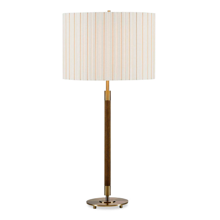 Iliana - Wood Table Lamp - Brass,Gold,Woodtone