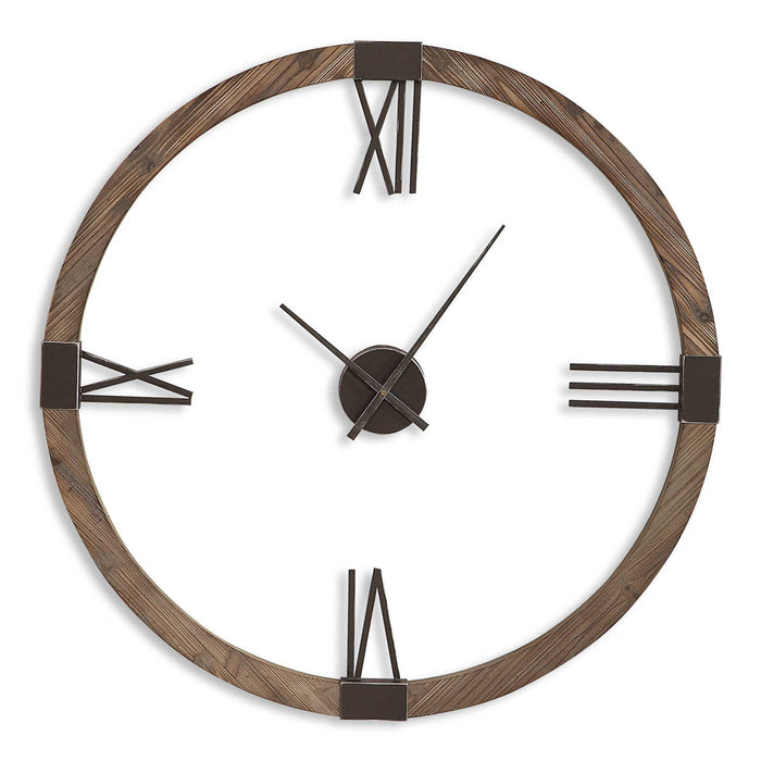Marcelo - Modern Wall Clock - Light Brown