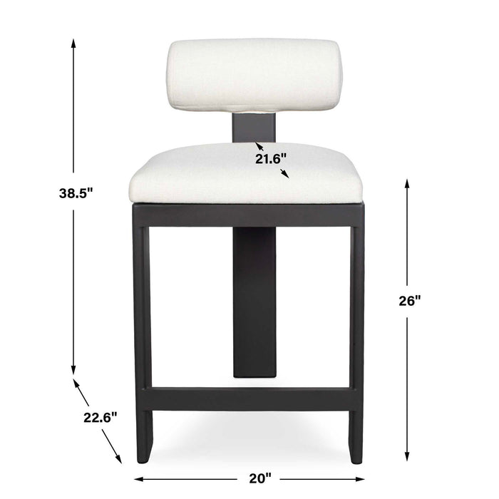 Bolster Back - Outdoor Bar Stool
