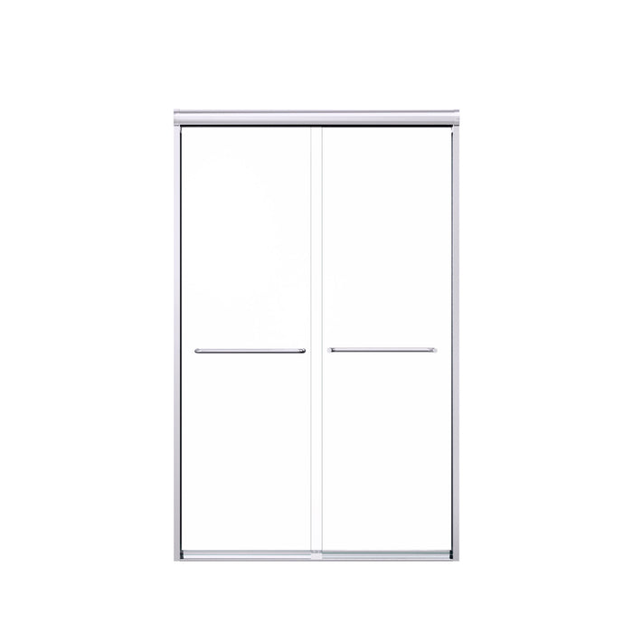 Modern Semi Frameless Double Sliding Shower Door