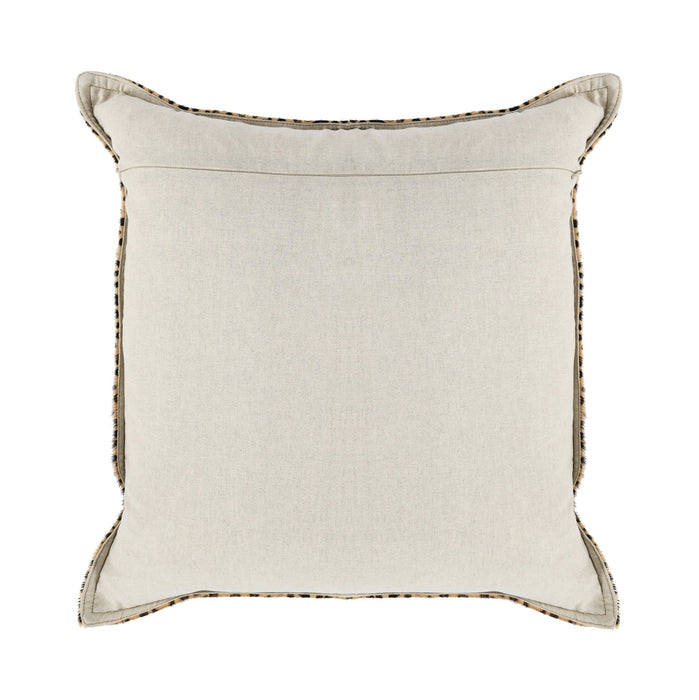 Leopard - 20" x 20" Pillow - Camel / Black