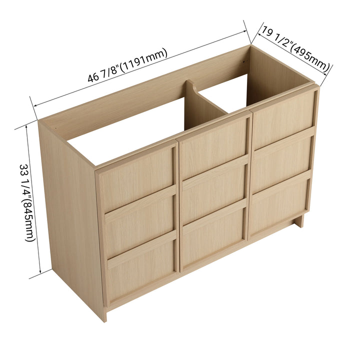 Freestanding Bathroom Vanity With Soft Close Doors
