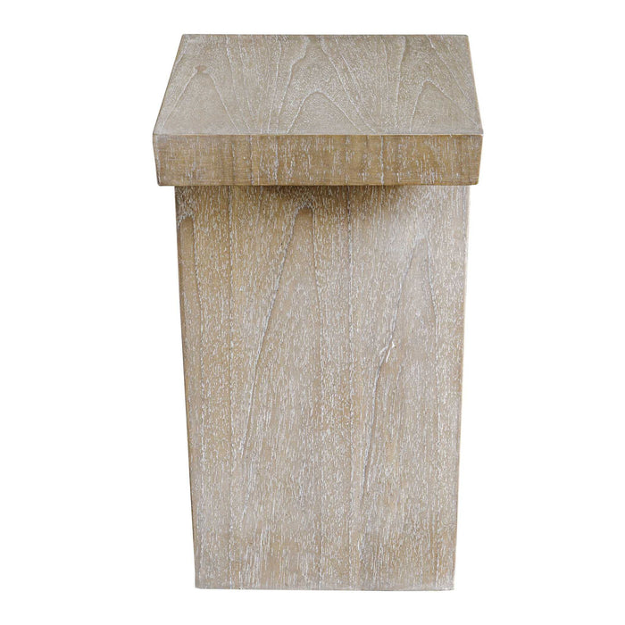 Pruitt - Modern Accent Table - Woodtone