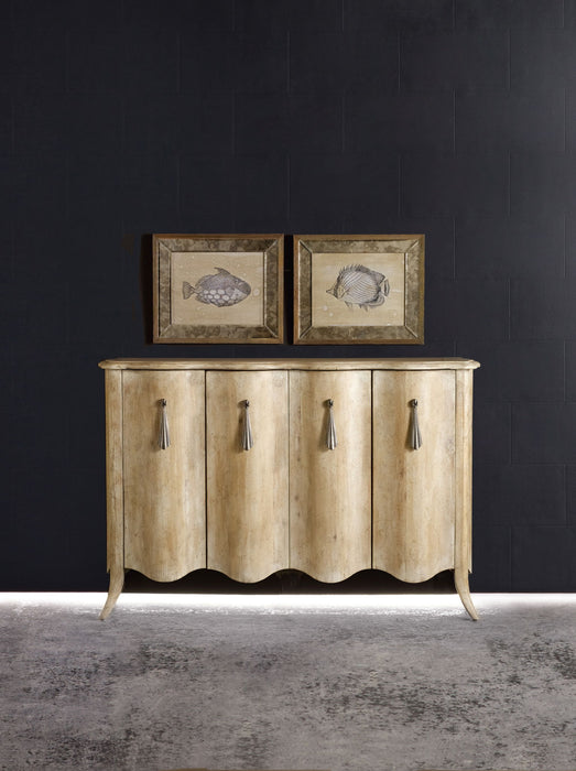 Melange - Draped Credenza - Light Brown