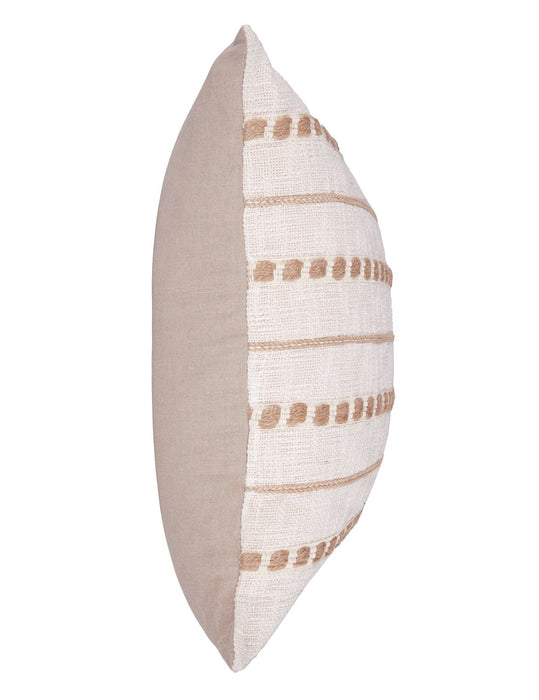 Lago - Pillow - Ivory / Natural