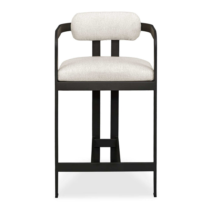 Kalmar - Outdoor Counter Stool - Black / White