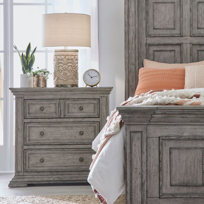 Big Valley - Bedside Chest With Charging Station