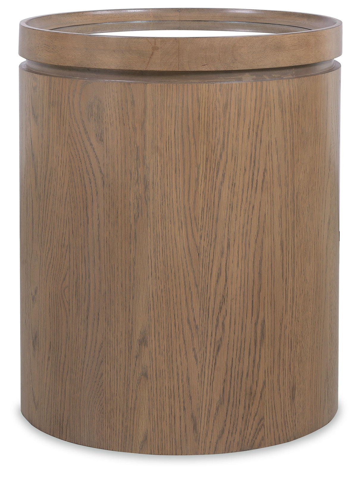 Popea Table Sonnet - Round Side Table - Dark Gray / Light Brown — Pope Furniture