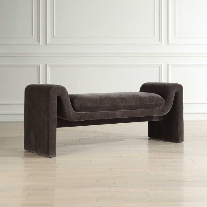 Manson - Modern Bench - Charcoal
