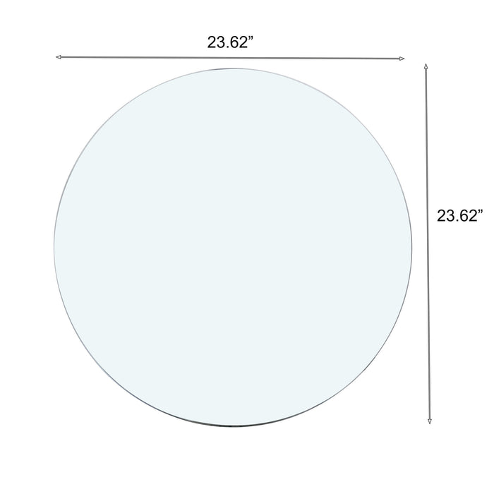 Round Tempered Glass Table Top