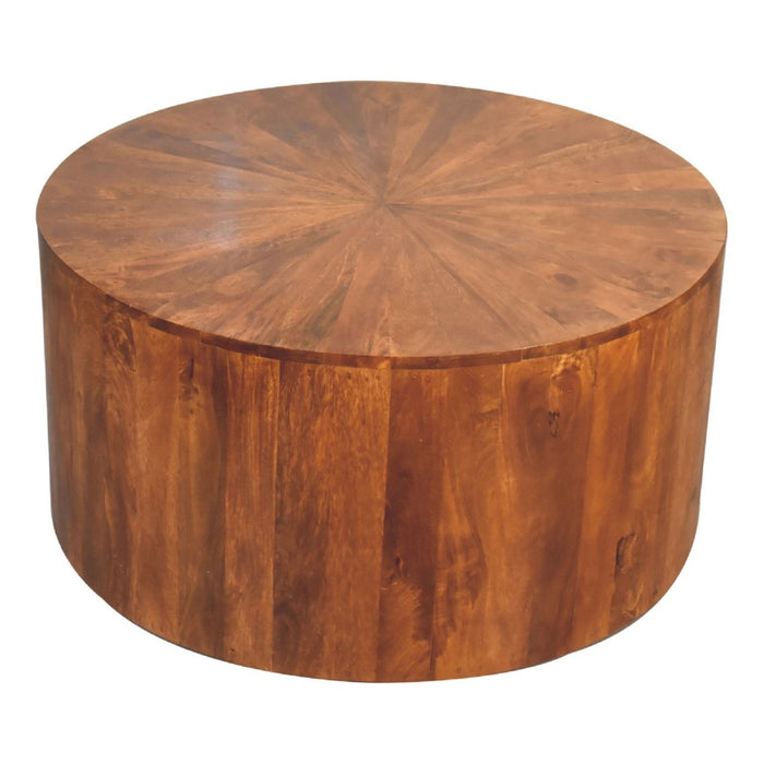 Round Coffee Table - Chestnut