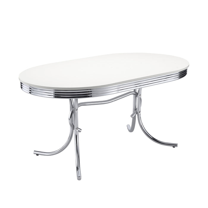 Midge - Oval Dining Table Set