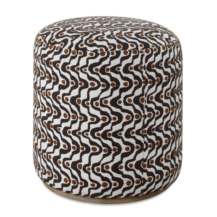Cas - Plush Ottoman - Espresso