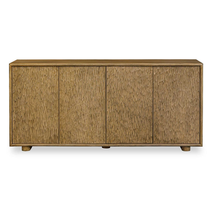 Stevenson - Wood 4 Door Cabinet - Natural