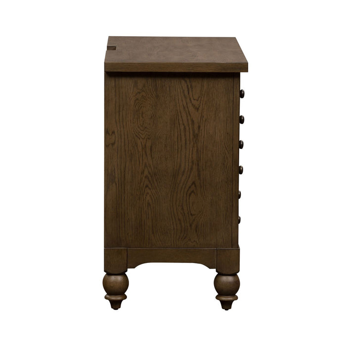 Americana Farmhouse - Bedside Chest With Charging Station