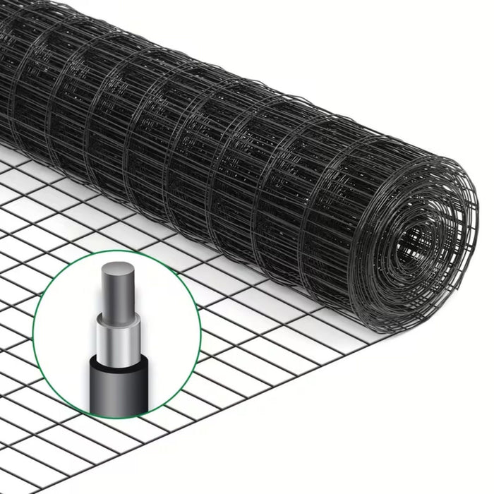 Vinyl-Coated Metal Mesh Welded Wire Fence For Poultry Cage Protection