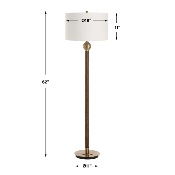 Keros - Floor Lamp - Dark Oak
