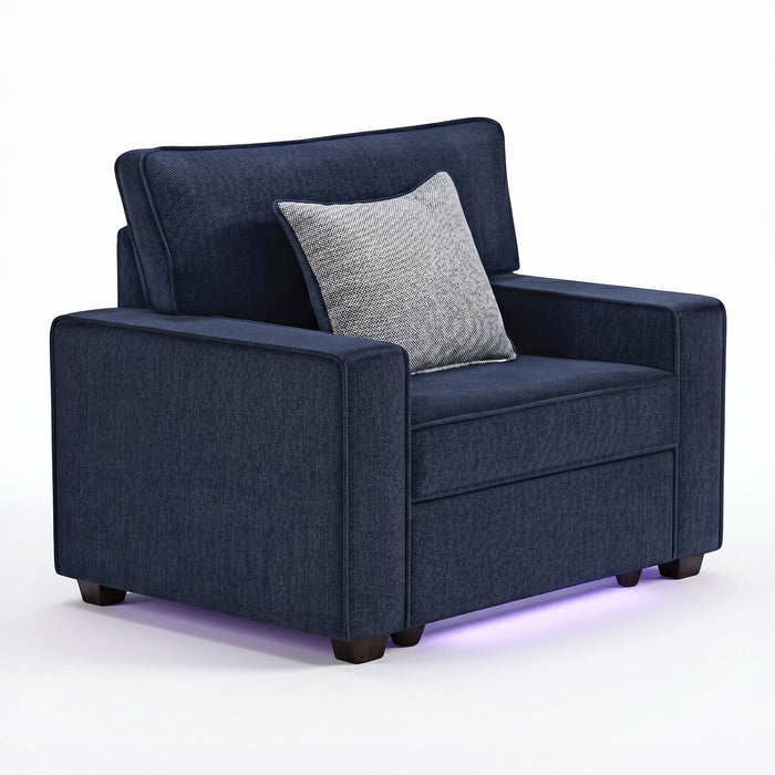 Rita - Accent Chair With LED Underlighting