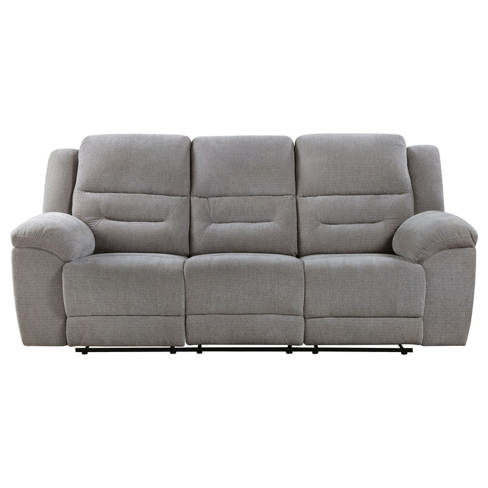 Sebring - Reclining Sofa With Manual Recline - Gray