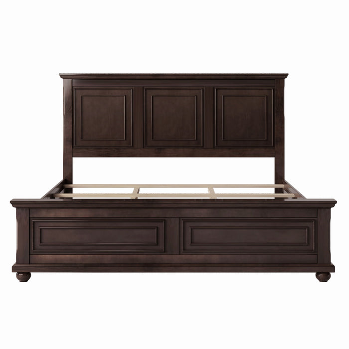 Vintage Tall Headboard Bed