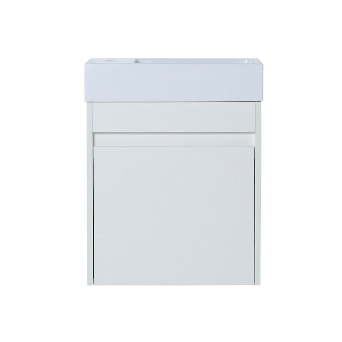 Sink Floating Bathroom Vanity With Soft Close Cabinet Door