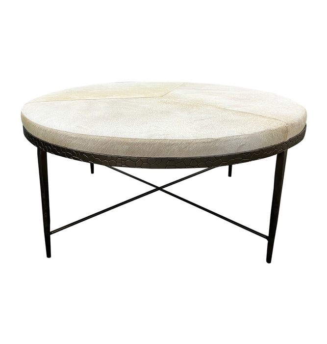 Bose - Hide Round Coffee Table - Dusty Cream