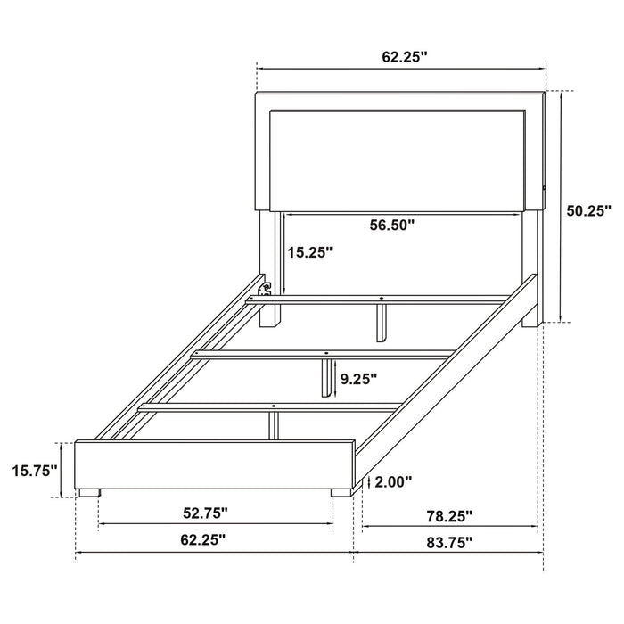 Jeremiah - Bedroom Set With LED Headboard