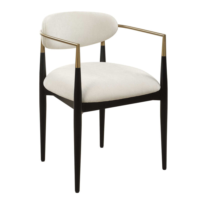 Moxie - Dining Arm Chair - White