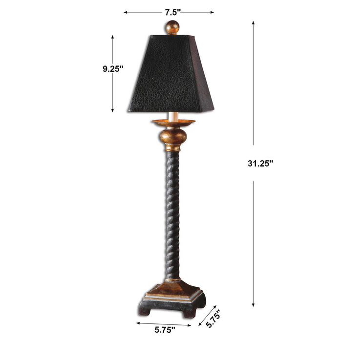 Bellcord - Buffet Lamp - Black
