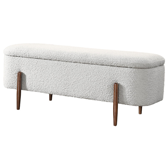 Sarna - Storage Bench - Ivory
