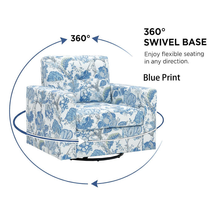 360 Degree Rotation Single Sofa Chair For Living Room