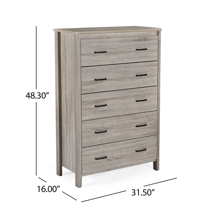 Titeca - Contemporary 5 Drawer Dresser