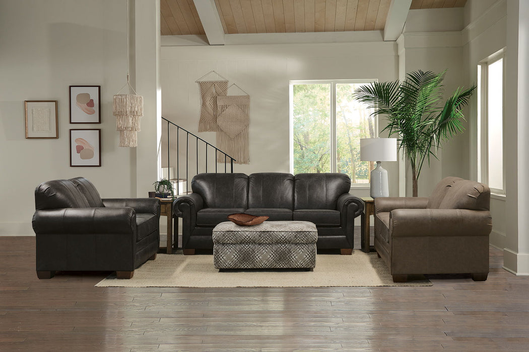 Monroe - Leather Loveseat