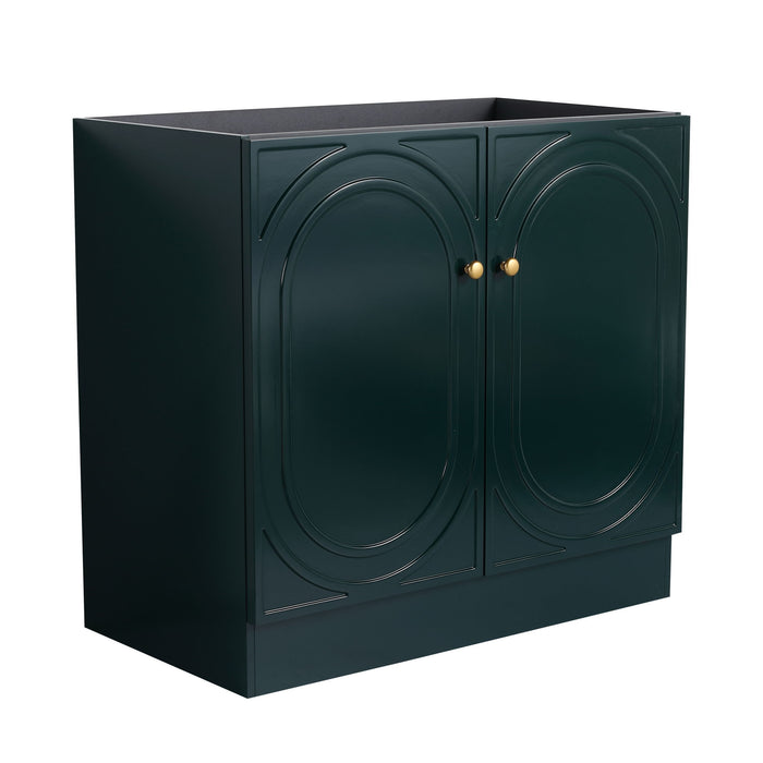 Modern Freestanding Bathroom Vanity With Soft Close Cabinet Doors
