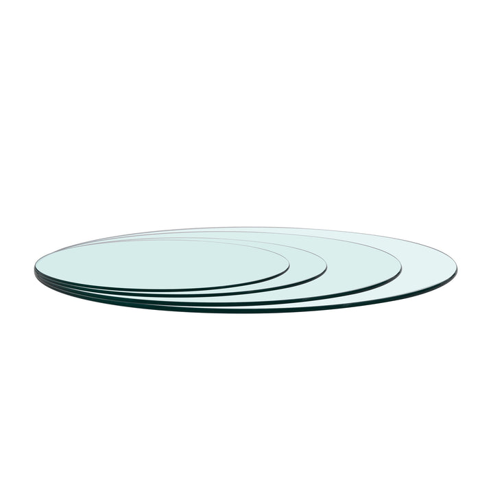 Round Tempered Glass Table Top