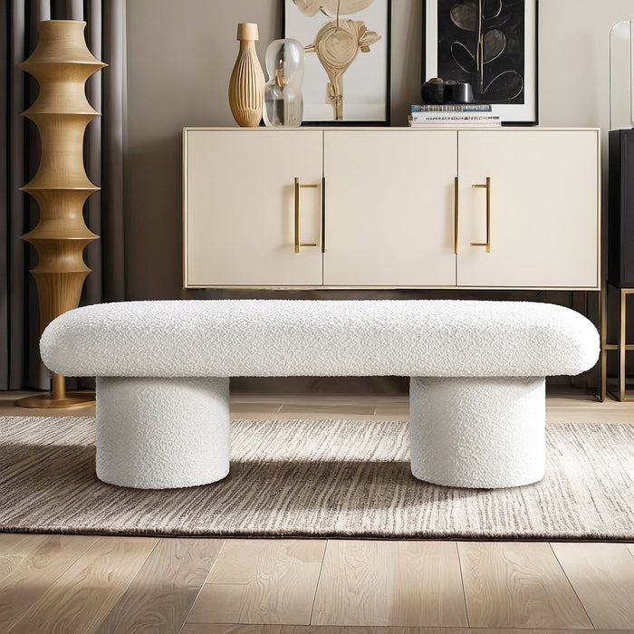 Randolph - Bench - Ivory