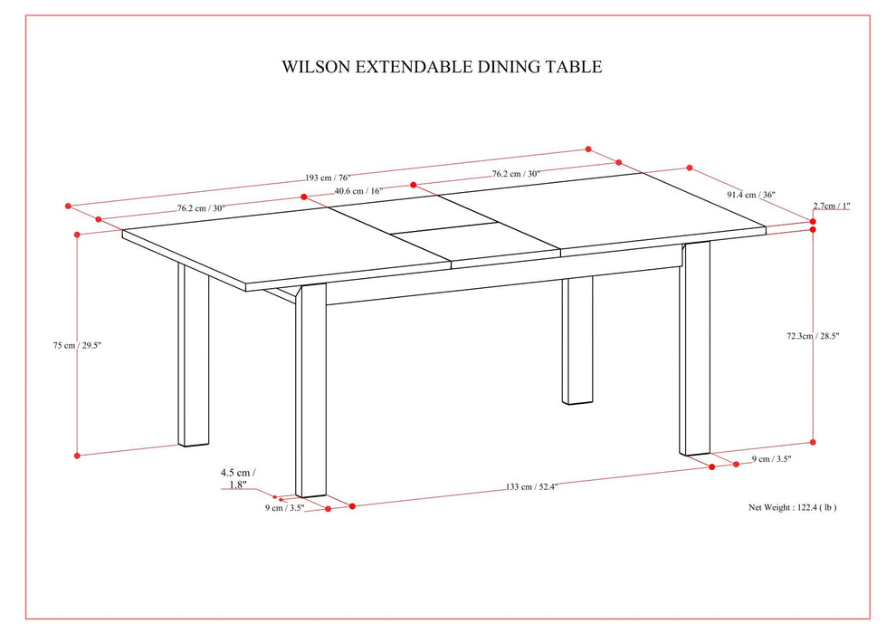 Wilson - Handcrafted Dining Table