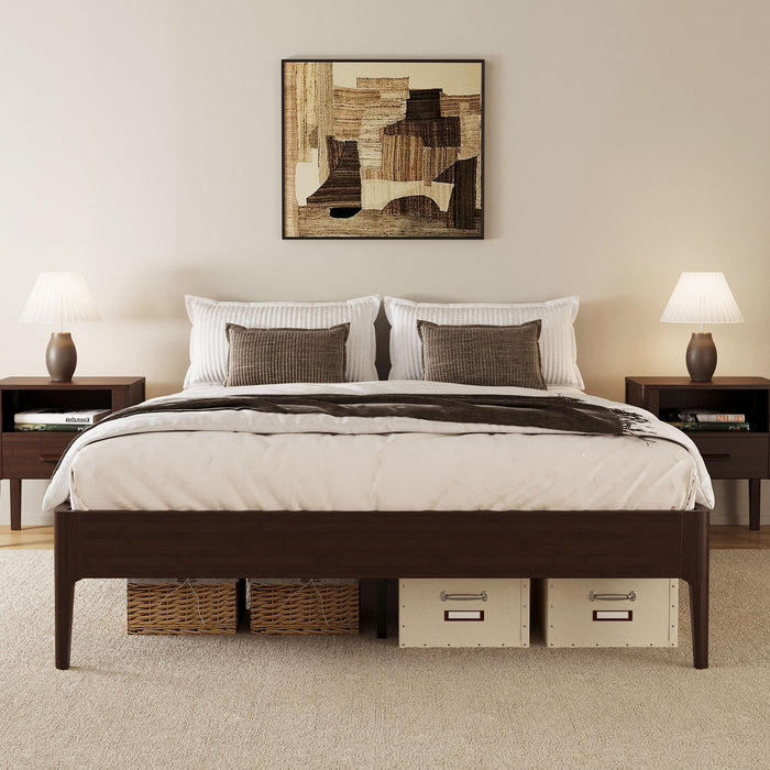 Modern Minimalist Style Platform Bed