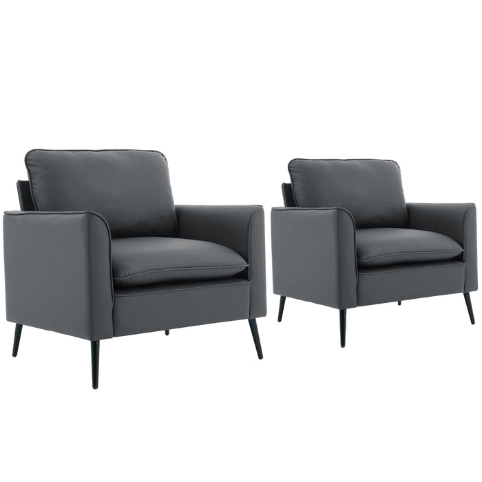 Nordic Retro Light Luxury Upholstered Sofa Chair