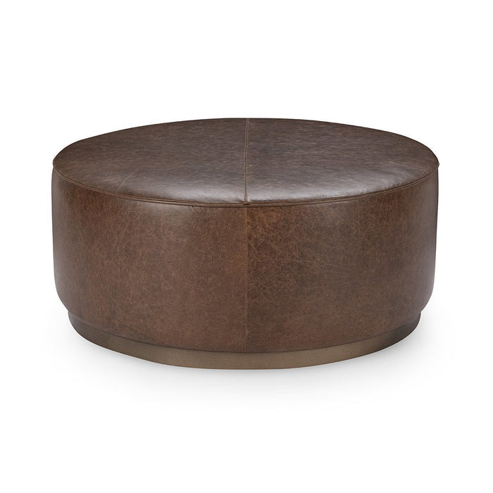 Clair - Leather Round Table