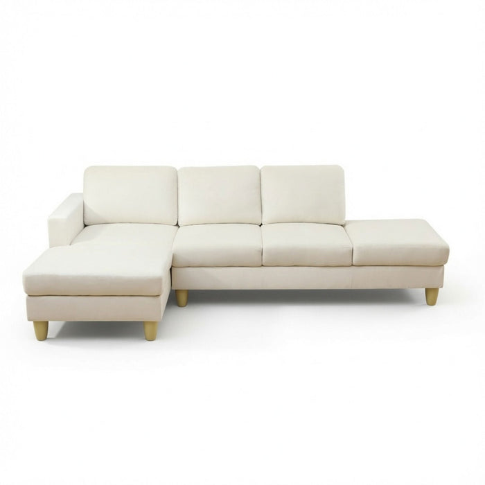 L - Shaped Sectional Sofa With Chaise & Ottoman