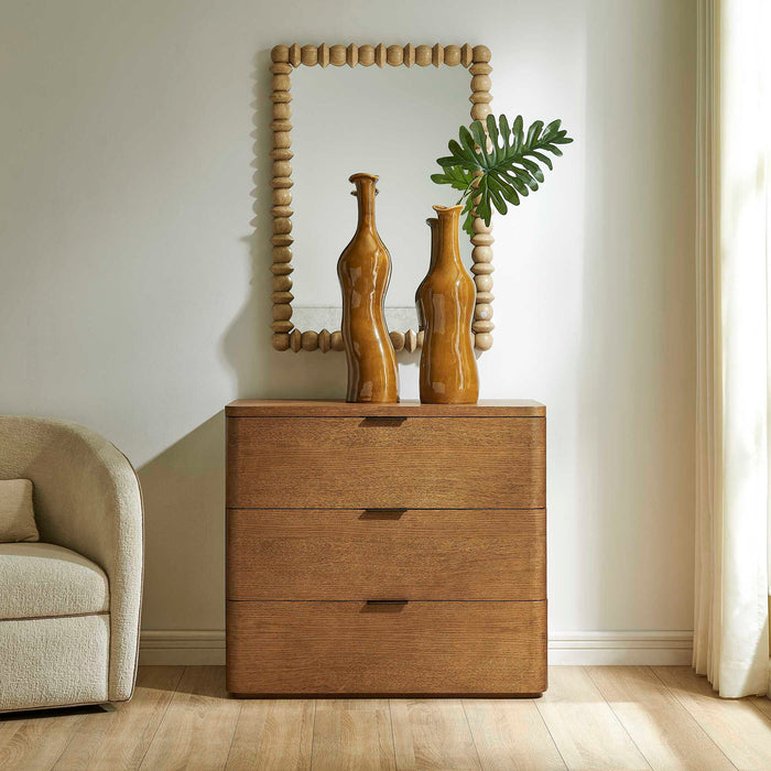 Duluth - Oak 3 Drawer Chest - Woodtone