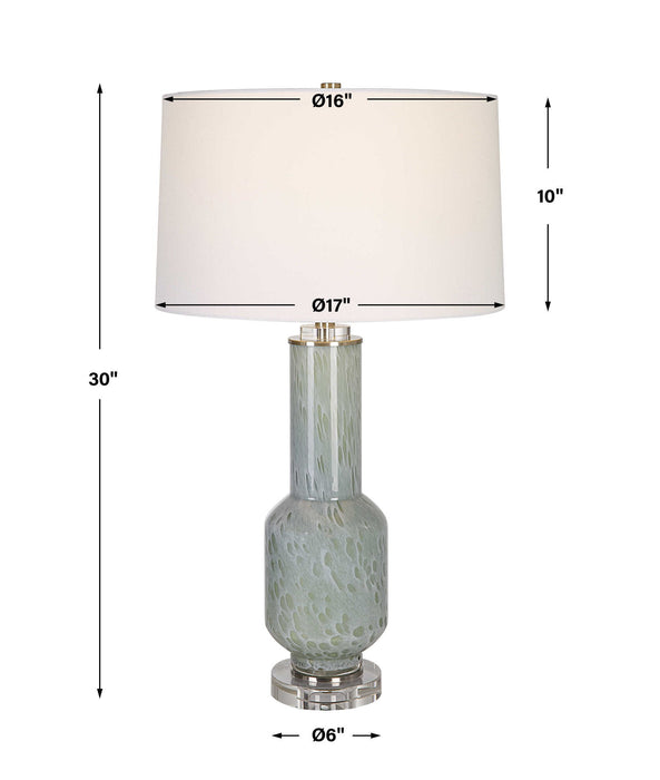 Imperia - Aqua Gray Table Lamp