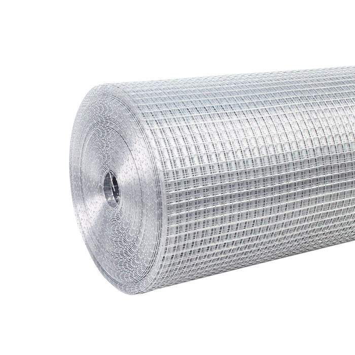 Galvanized Hardware Cloth, Gauge Metal Wire Fencing Roll For Garden And Animal Protection - Silver