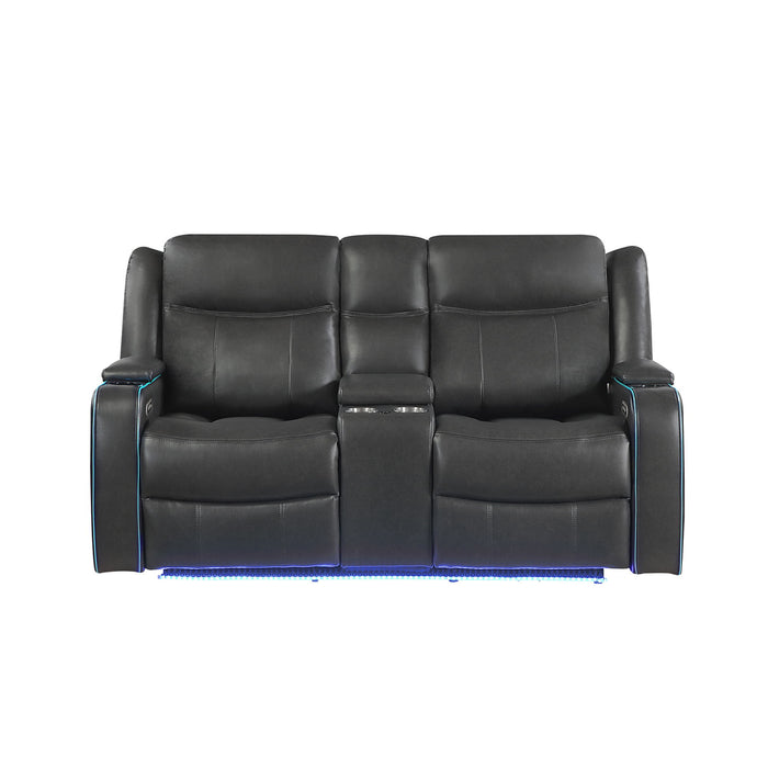 Blanca - Power Reclining Set With LED Lights, USB And Built In Speakers