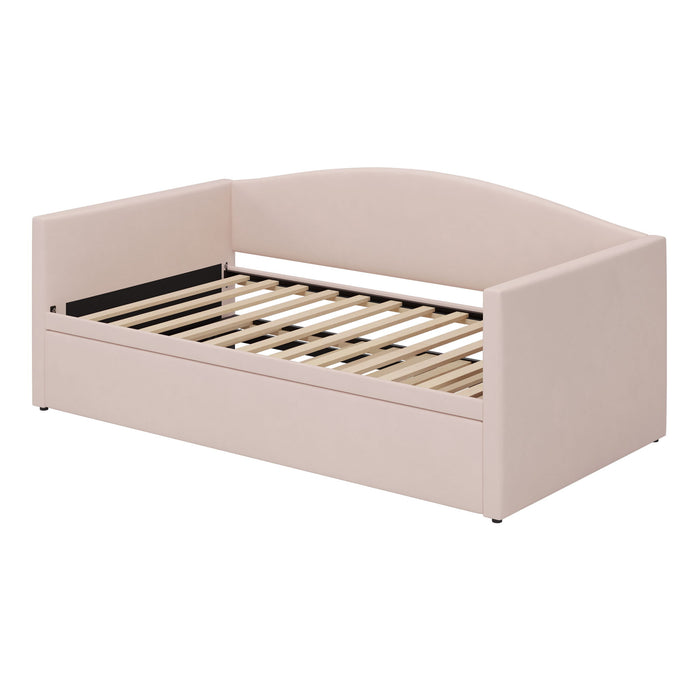 Daybed With Pop Up Trundle, Upholstered Sofa Bed